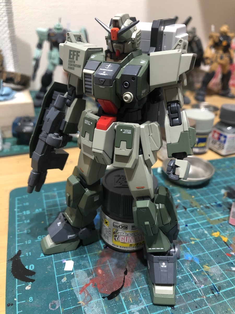 ガンプラつくるよ！その13HGUC陸戦型ガンダムまずは胴体をつくる