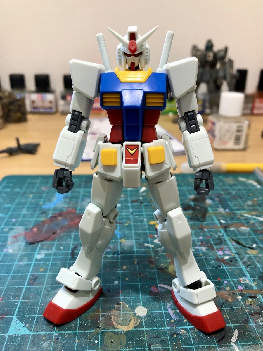 ガンプラつくるよ！その15 EGエントリーグレードガンダムを作る - 筆