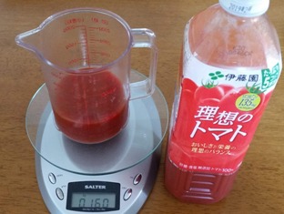 トマトジュース飲み比べ