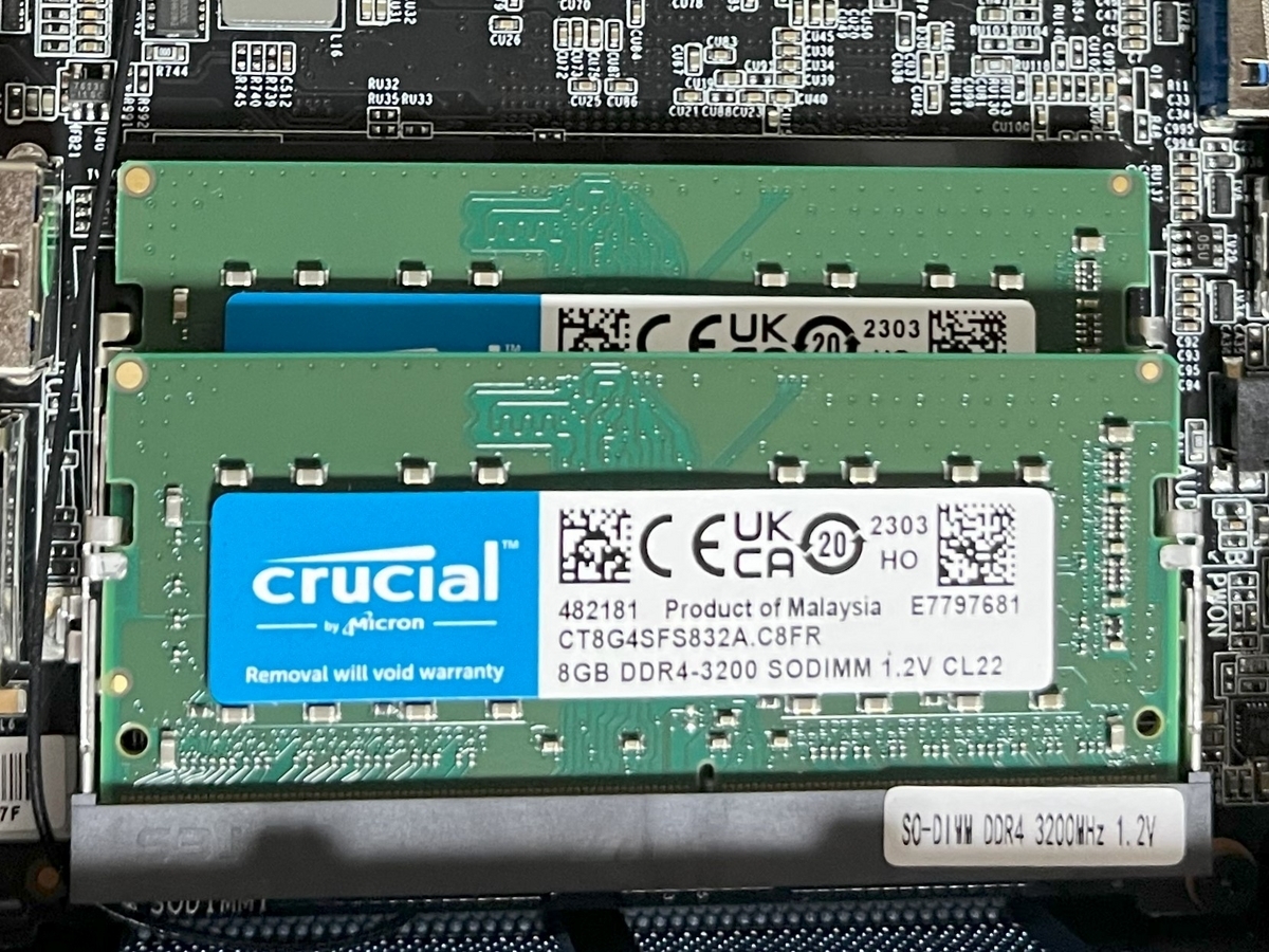 Ryzen 5 5500UなミニPCで遊んでみた。 - roricaの殴り書き板。