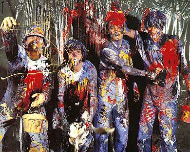 ジャクソン・ポロック　絵画 脳で見る絵画（9）ジャクソン・ポロック「収斂」 - 日本経済新聞