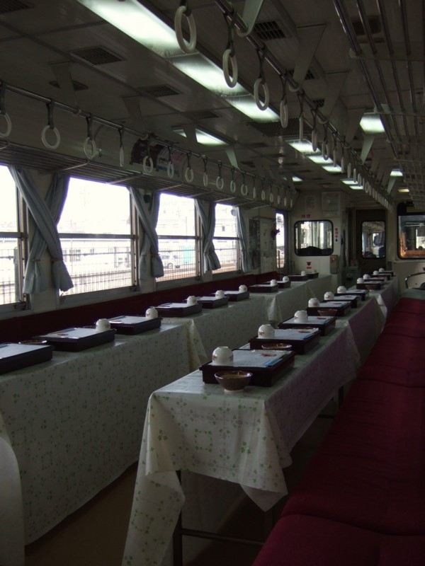 明知鉄道　急行大正ロマン号　食堂車