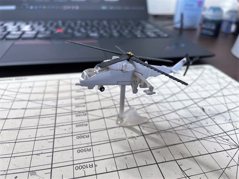 Mi-24D サフ吹き状態