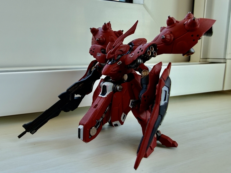 ガンダムアーティファクト第6弾 νガンダム塗装 - Think Like Talking.