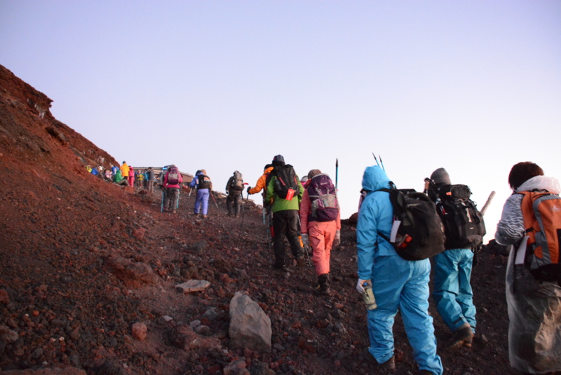 富士山　登山