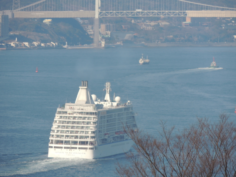 seven seas voyager セブンシーズボイジャー　関門海峡　2016/3/3