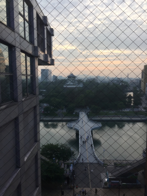 小倉城　鴎外橋　井筒屋