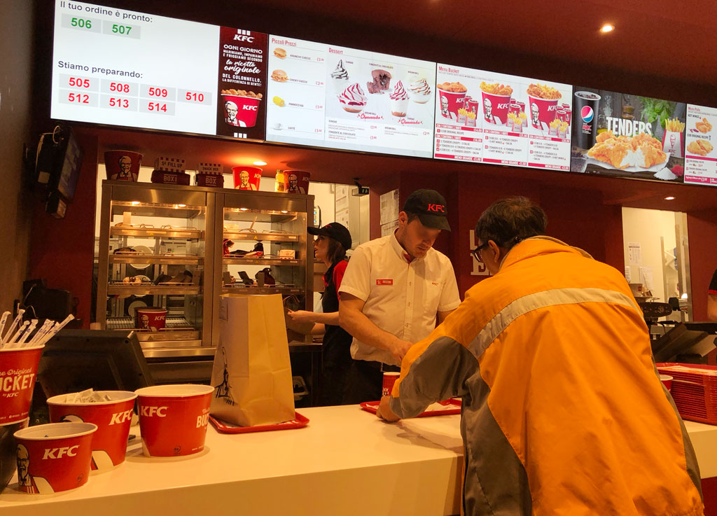 イタリアのKFC