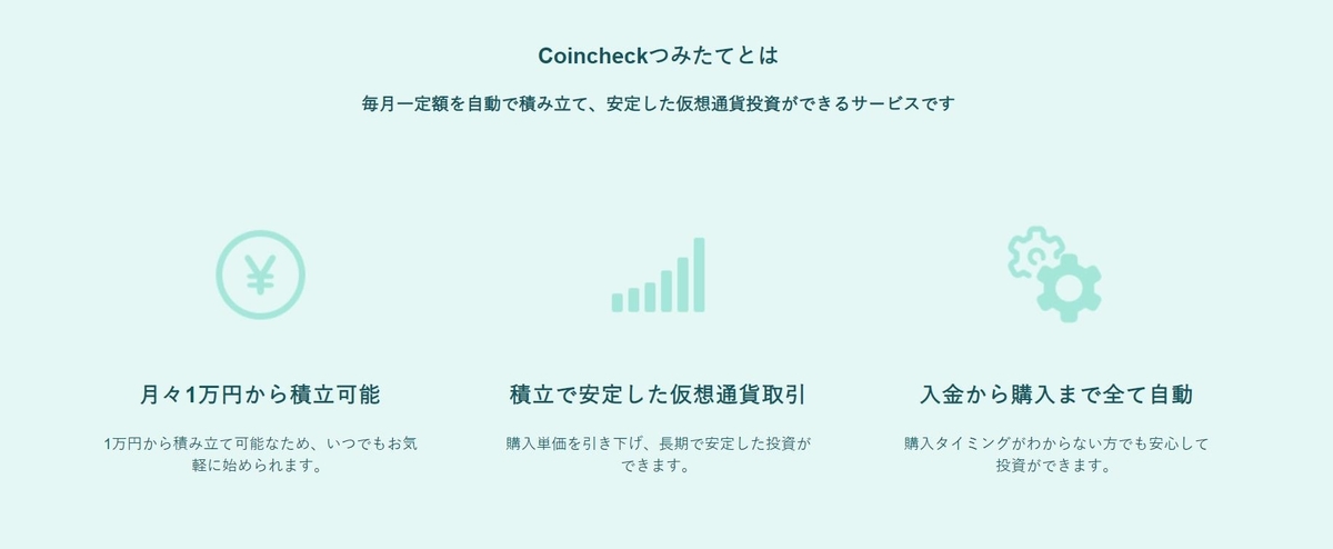 コインチェックつみたて
