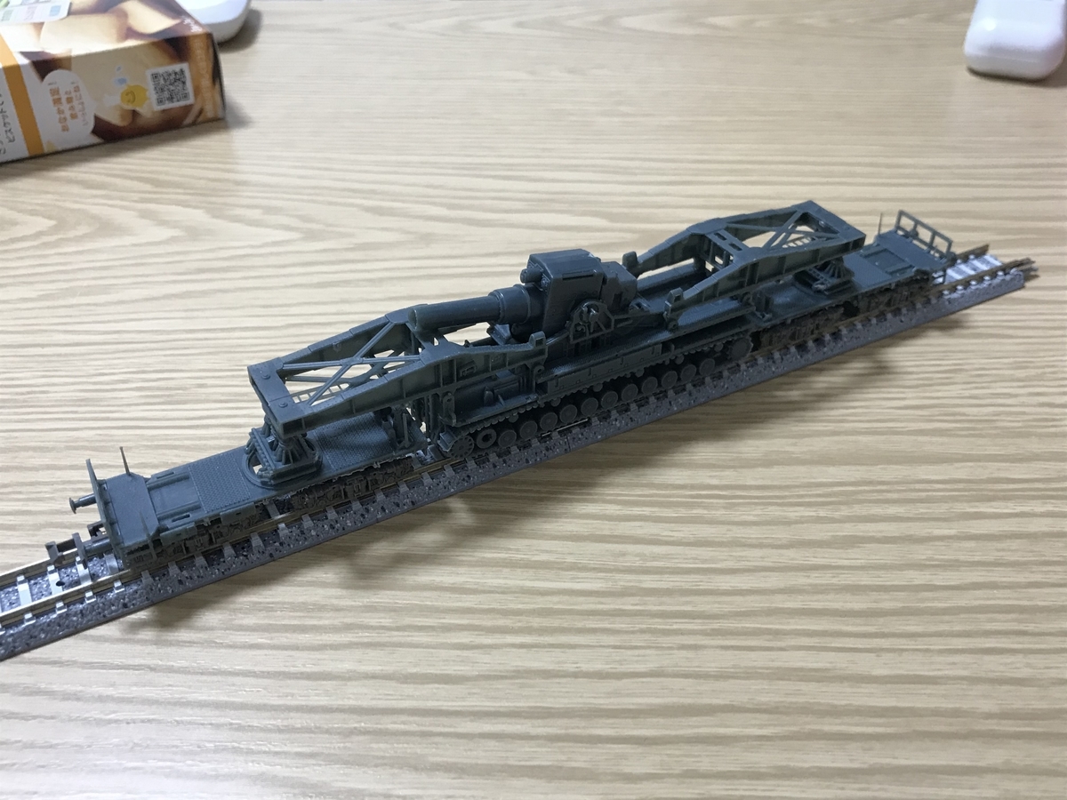 1/144 カール自走臼砲運搬貨車のNゲージ化4 - 超電研日誌