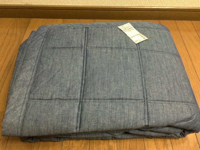 無印良品 キルティングラグ