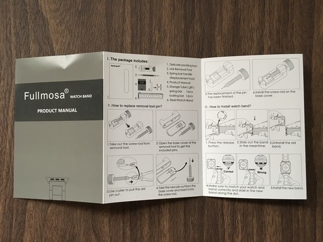 f:id:ruko036:20190817154340j:plain Fullmosa Apple Watchステンレスバンド