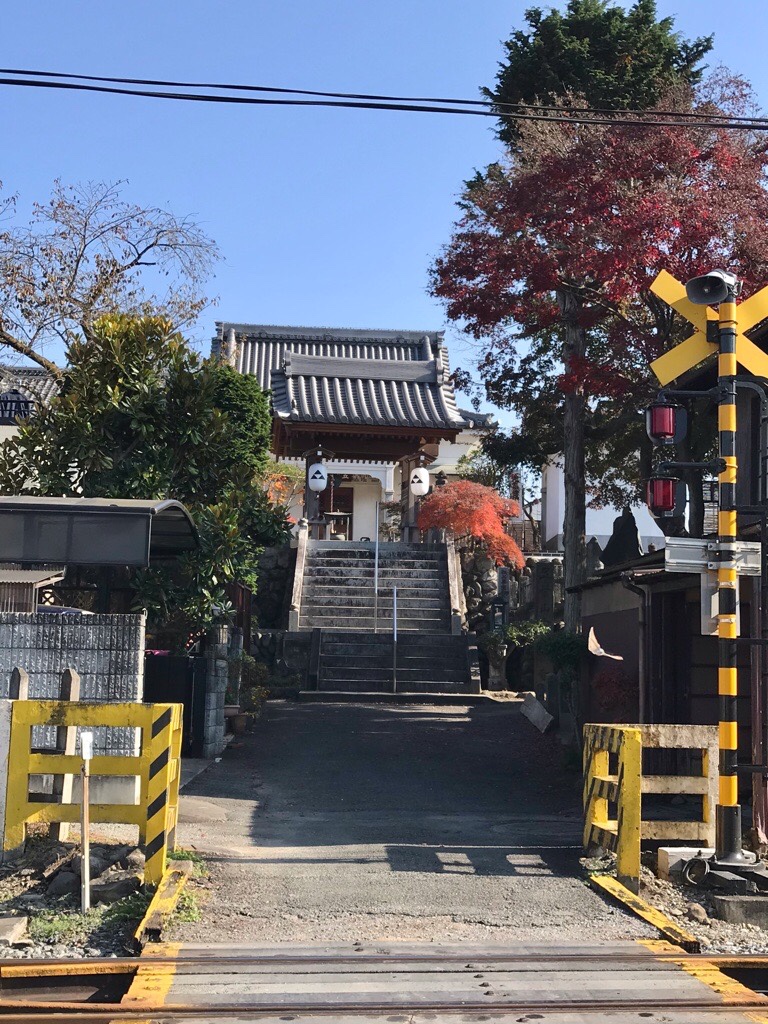 秩父鉄道線路からの少林寺