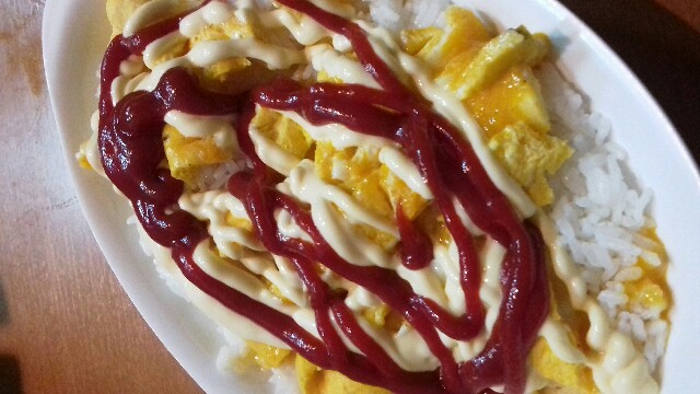 高校時代の貧乏飯 スクランブルエッグ丼 節約系ミニマリスト0 5