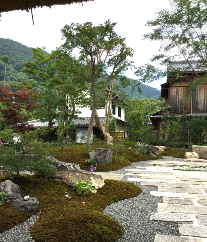 パンとエスプレッソと嵐山庭園の庭園