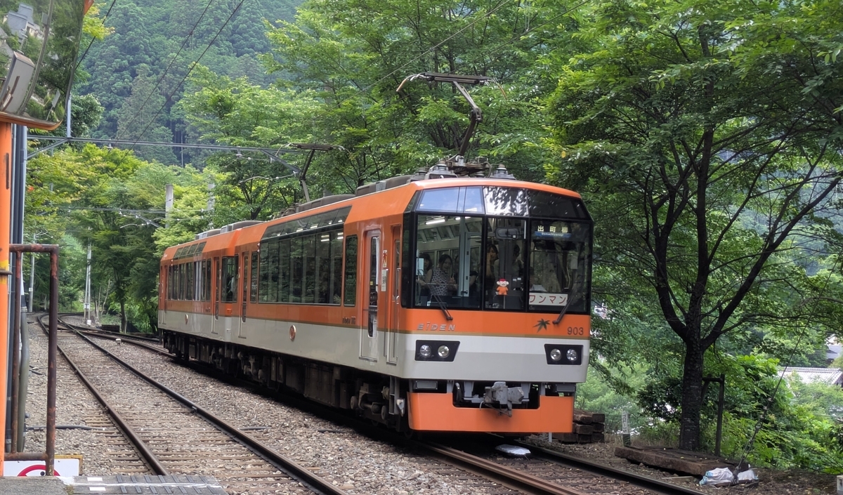 667＊秋空と電車723色葉散る雲場池 完璧 667＊秋空と電車723色葉散る雲場池 （2021年秋 軽井沢の