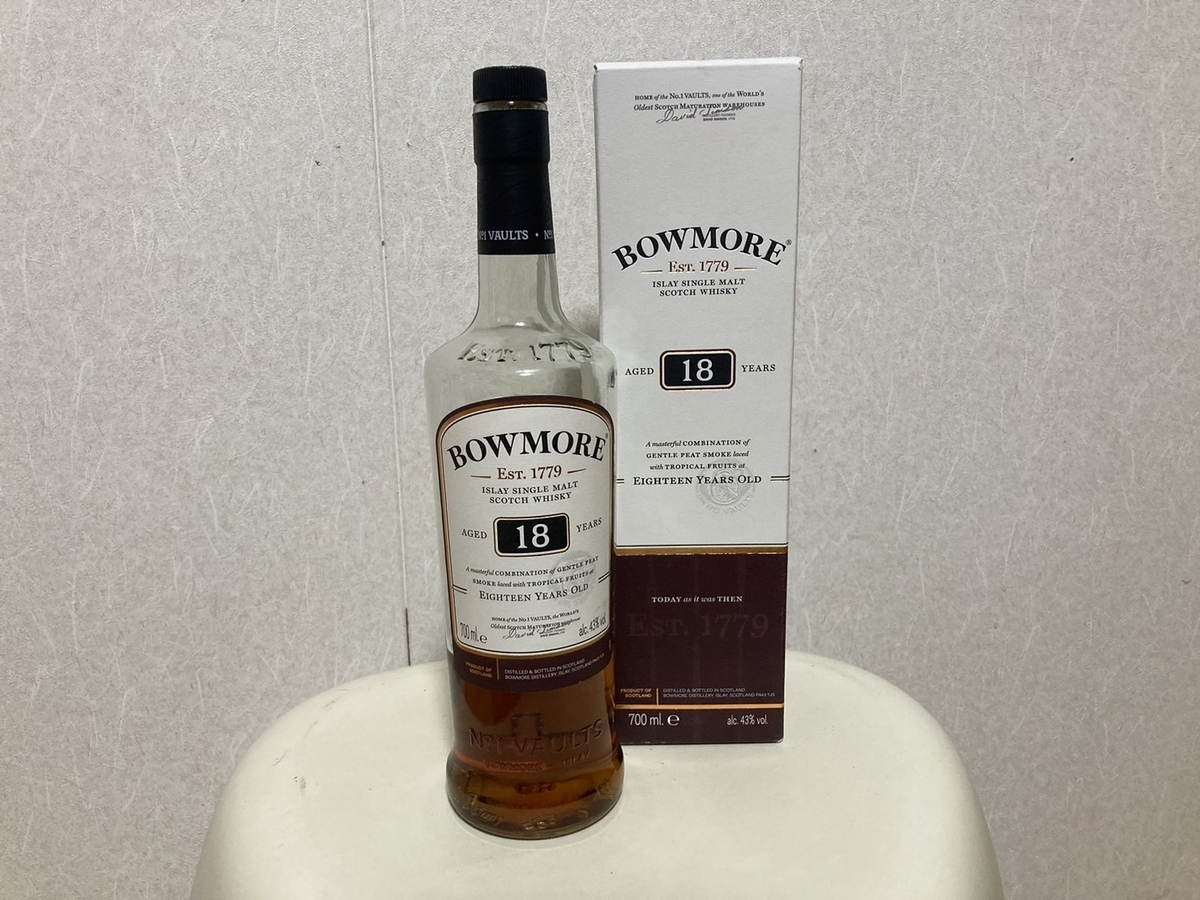 アイラの美酒】ボウモア18年 - りゃまがたのウイスキーノート