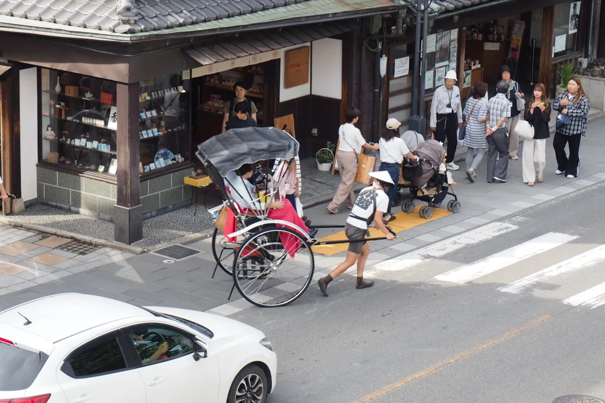 小江戸川越を駆ける人力車