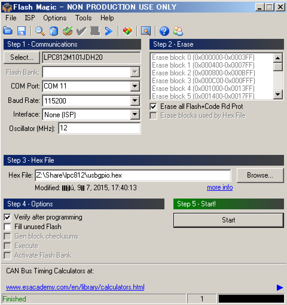 Lpc812マイコンでusbシリアルからgpio制御 Ryochack Blog