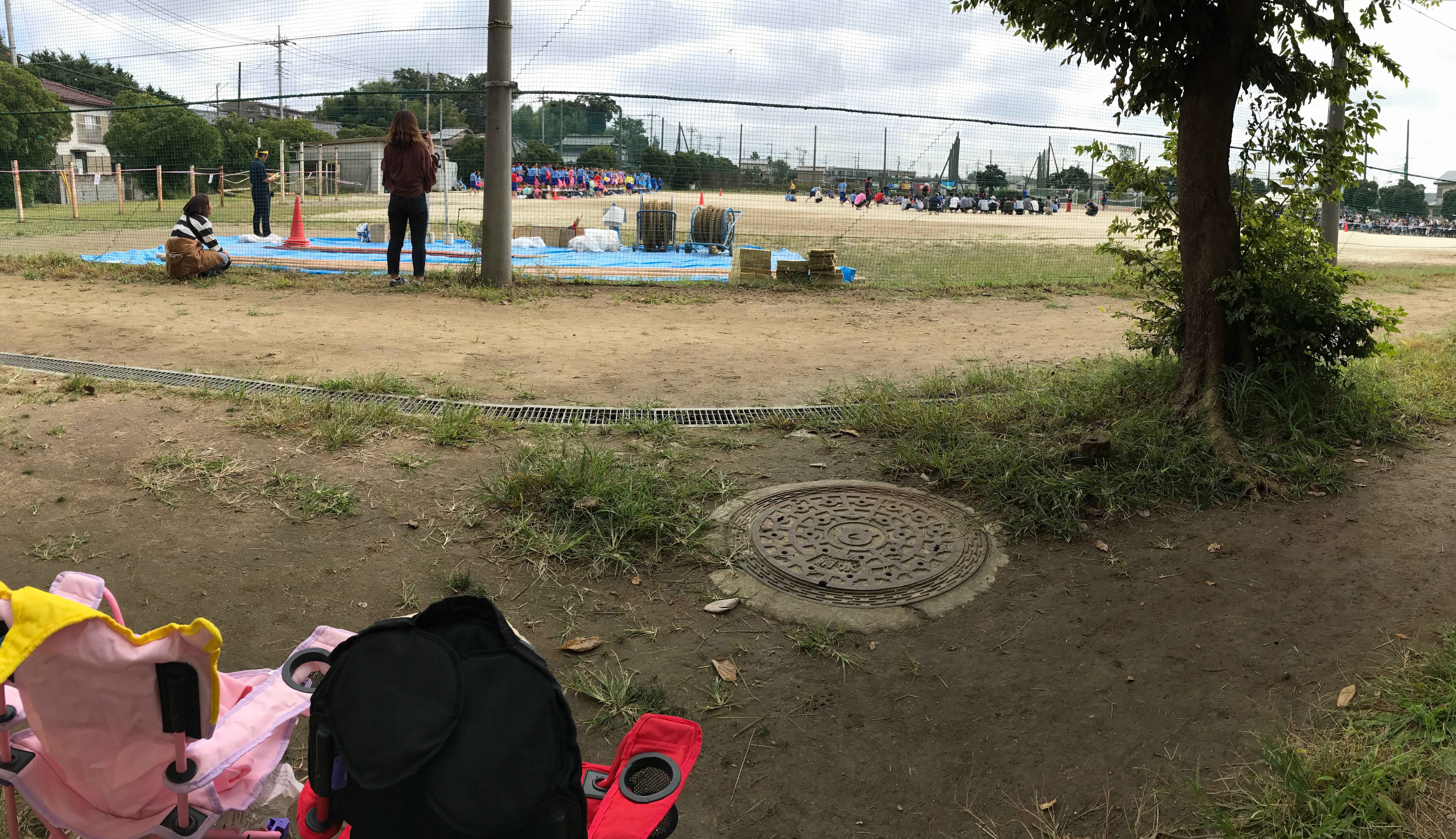 お兄ちゃん 中1 運動会 場所取り はれ ときどき くもりあめ Suny Sometimes Cloudy Rainy