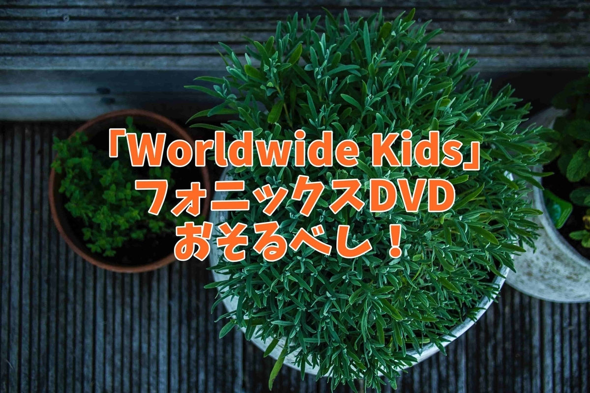 「Worldwide Kids」リニューアル体験版のフォニックスDVDおそるべし！ - りょうさかさんと