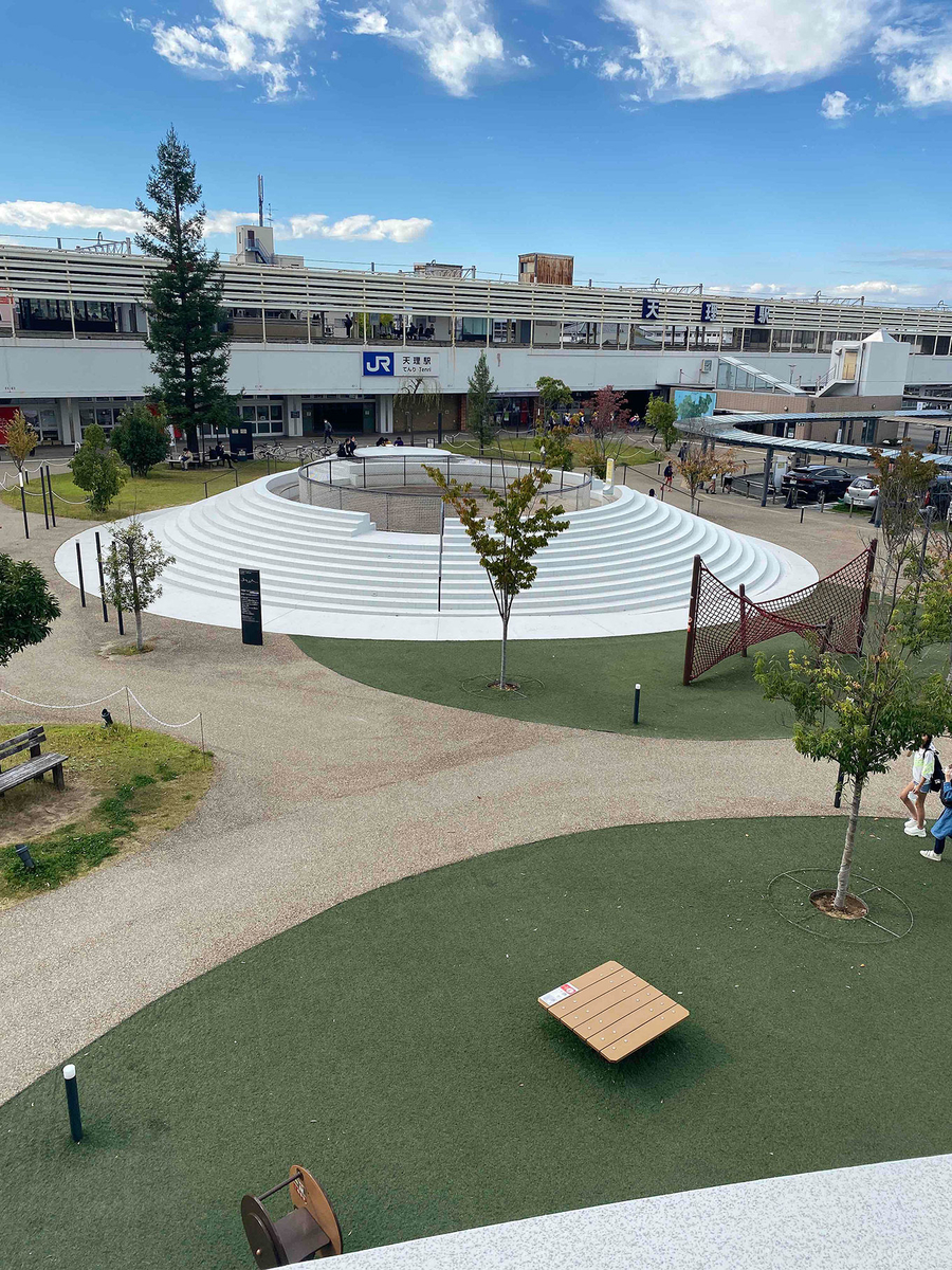 奈良・天理市 独特な駅前広場の誕生 - 元藤沢市議会議員 清水竜太郎 オフィシャルサイト