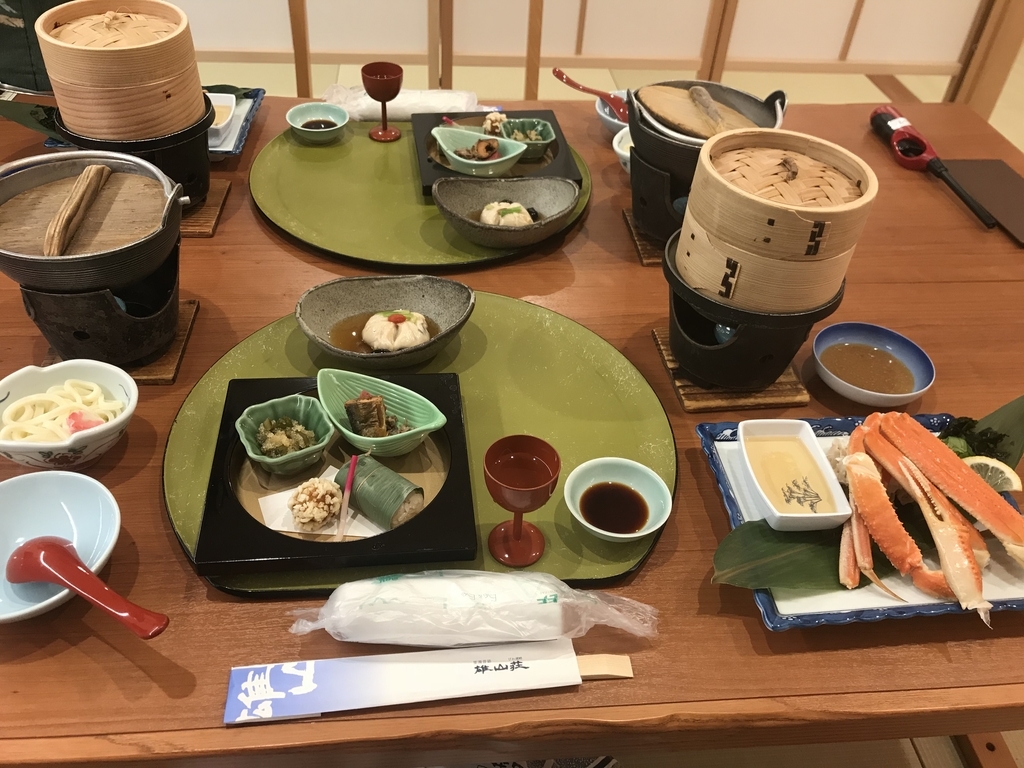 雄山荘のディナー