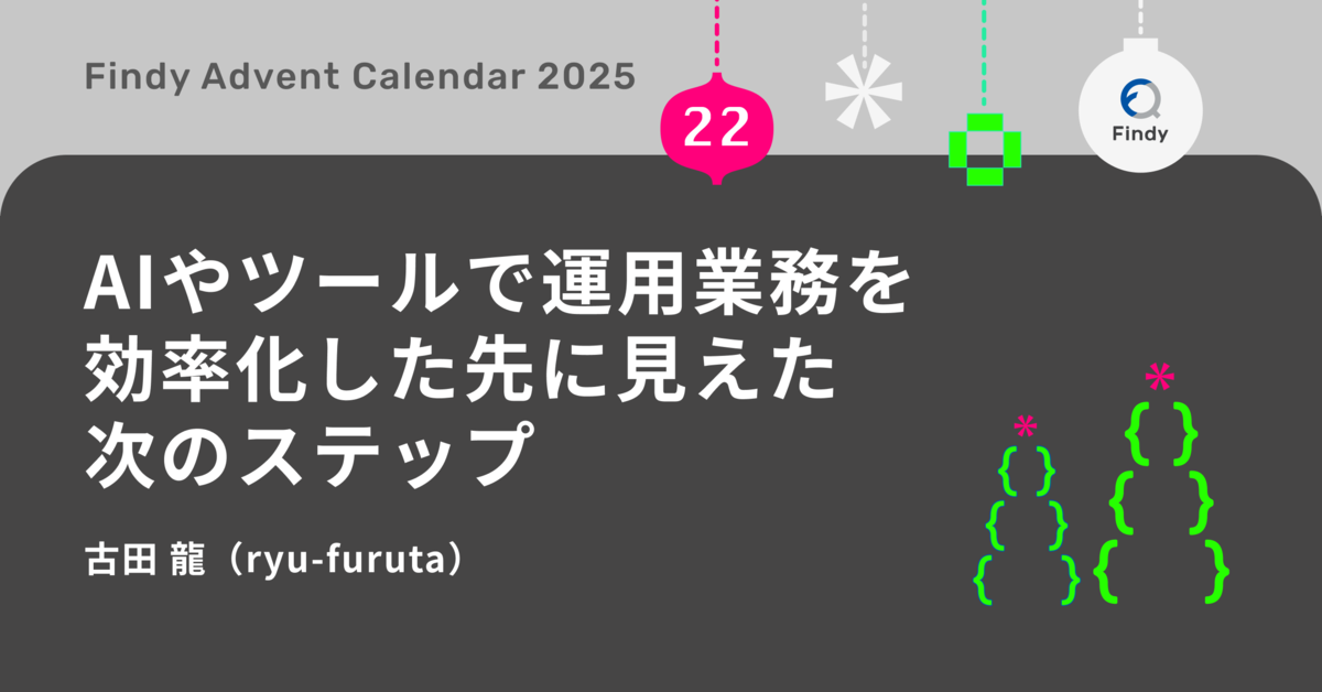 AIやツールで運用業務を効率化した先に見えた次のステップ - Findy