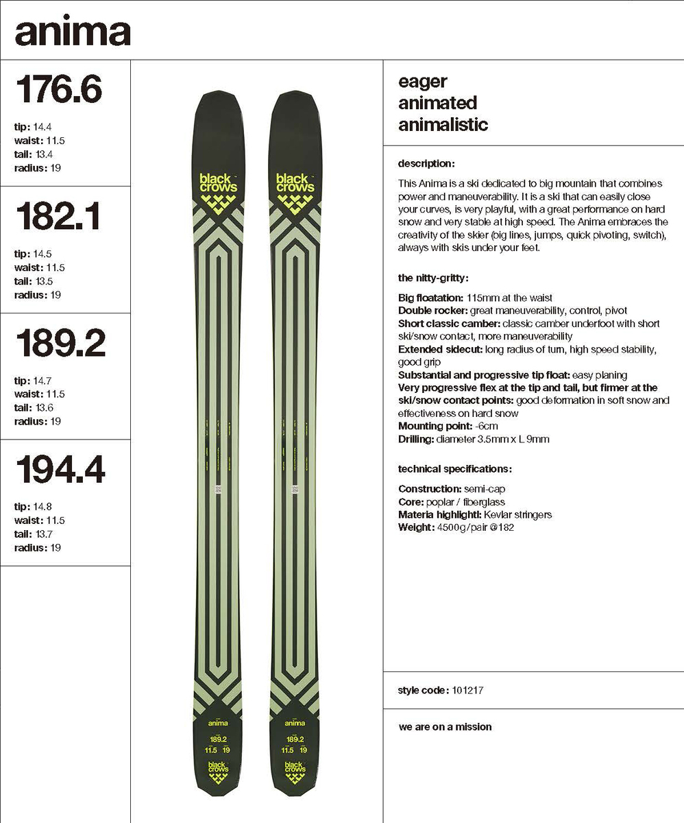 blackcrows anima 21-22 model