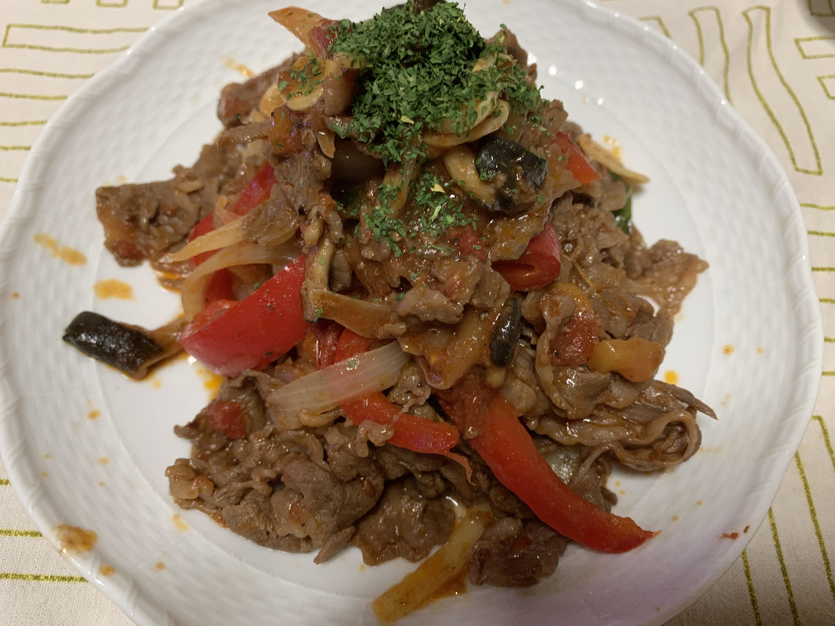 牛肉のトマト煮