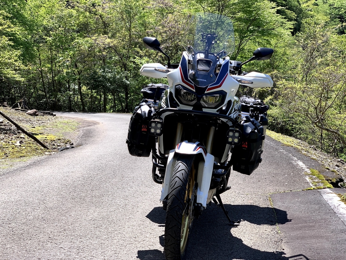 国道425号 牛廻越 - アフリカGSおじさんのブログ