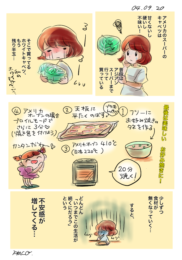 アメリカオーブンでお好み焼き ちゃぼママどたばたブログ