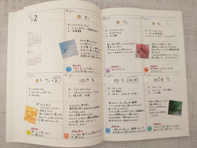 週間ブロック　ライフログ