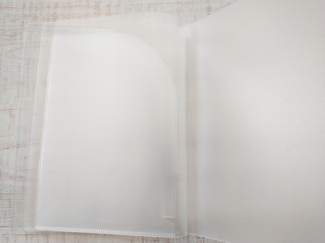 無印良品 ノートカバーにもなるスリムポケットホルダー Ａ５