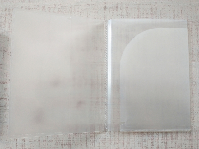 無印良品 ノートカバーにもなるスリムポケットホルダー Ａ５