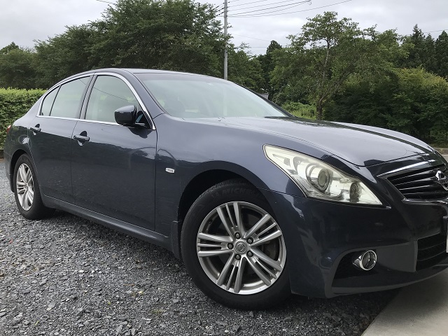 ニッサン V36スカイライン ボディ研磨・コーティング編 - 茨城県カー