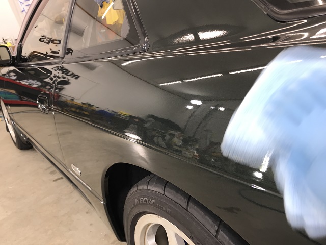 ニッサン シルビア PS13 1992年 ボディ研磨＋ボディコーティング 旧車