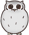 フクロウぽぽ太スタンプ