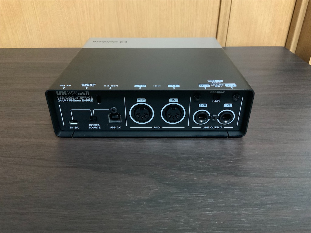 オーディオインターフェイス UR22 MK2を買ってみた - もやしの備忘録