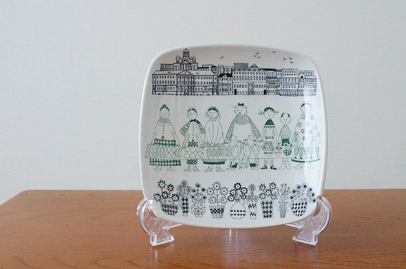 ARABIA アラビア ヘルシンキホテル ウォールプレート1985年 ライヤ