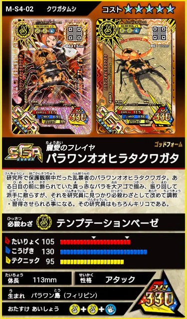 超進化4弾 パラワンオオヒラタクワガタ愛好会