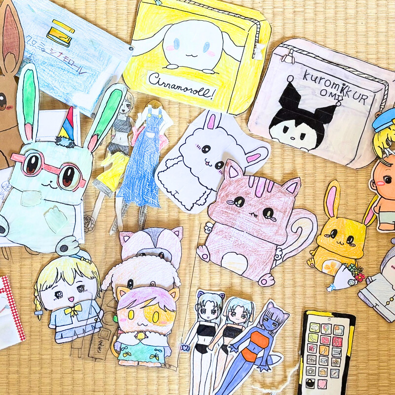子供が作った着せ替え人形コレクション