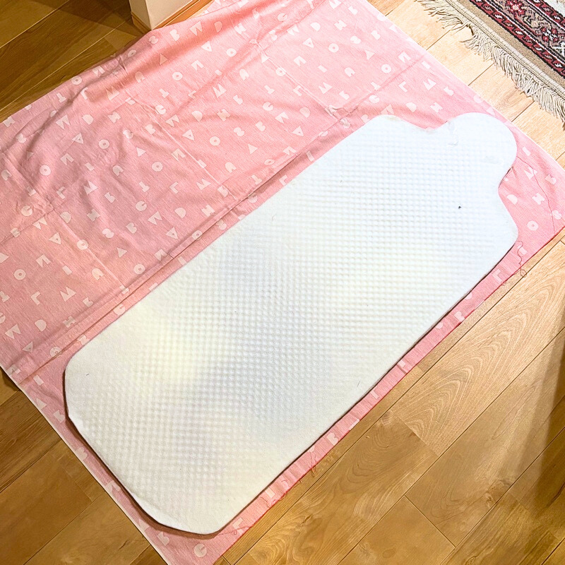 アイロン台カバーの作り方②型を取る