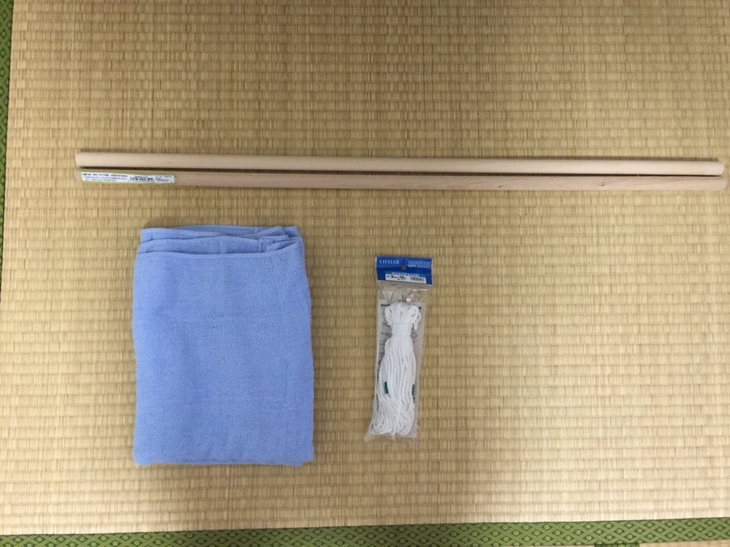 子ども用ハンモックの自作 ゆりかごやバウンサーの代用として使う ヘブルシュの日記