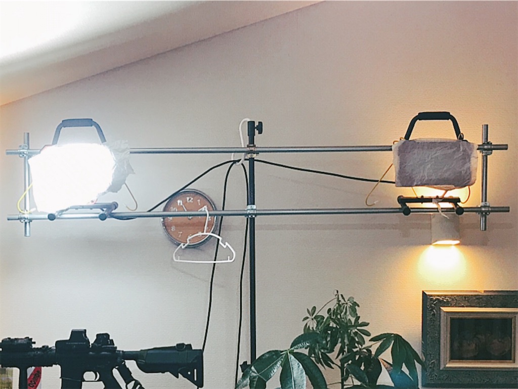 アイリスオーヤマ) LEDクランプライト7500ルーメン投光器買って