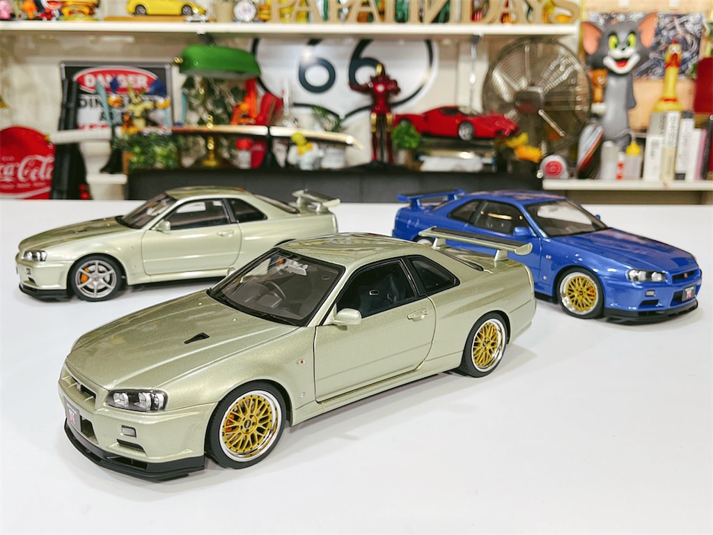 オートアート)日産スカイラインGT-R VスペックⅡニュル 