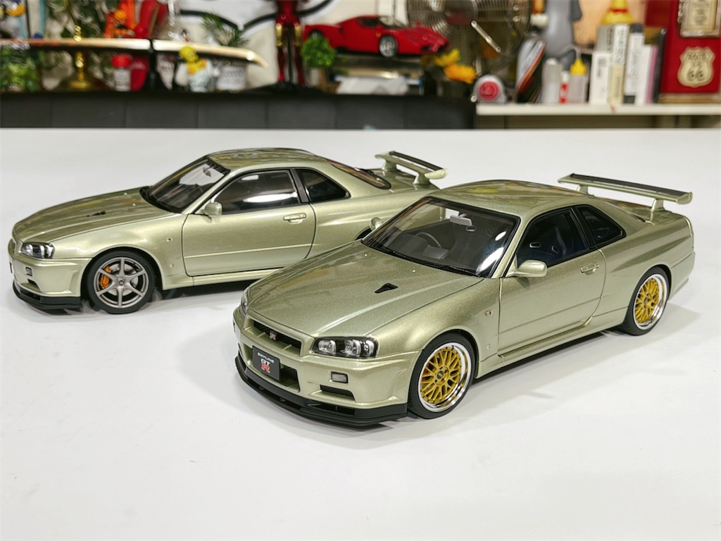 オートアート)日産スカイラインGT-R VスペックⅡニュル 