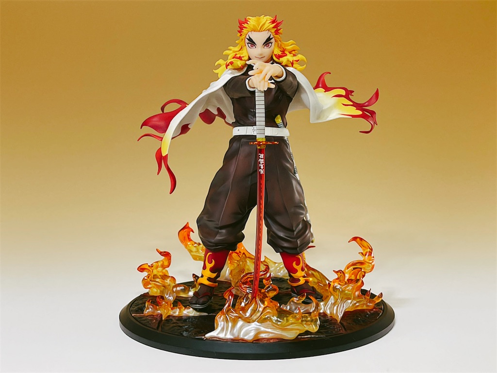 鬼滅の刃)1/8 劇場版 鬼滅の刃 煉獄 杏寿郎フイギュア買ってみた