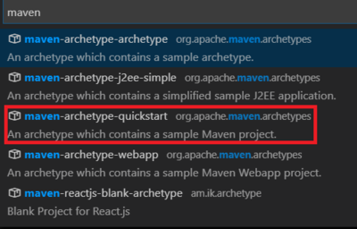 fig2. archetypeの選択