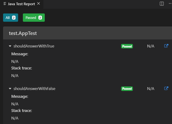 fig7. Java Test Reportの確認